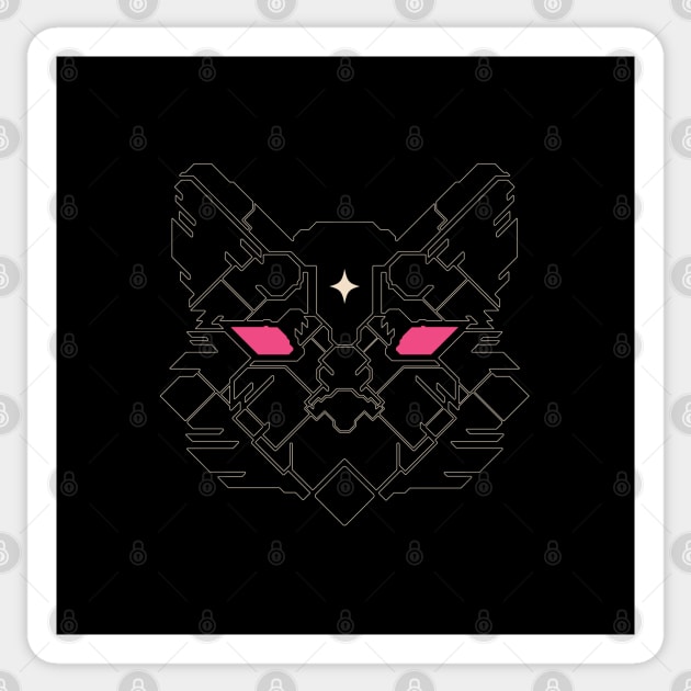Spirit Animal - Cat Sticker by BadBox